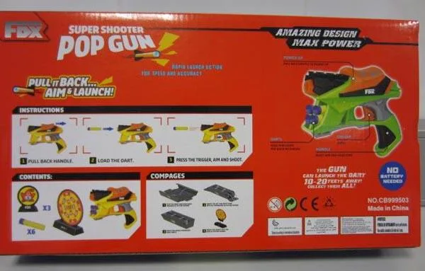 Pistola giocattolo «Eva Pop Gun» — foto 3 dell'alert A12/0293/18