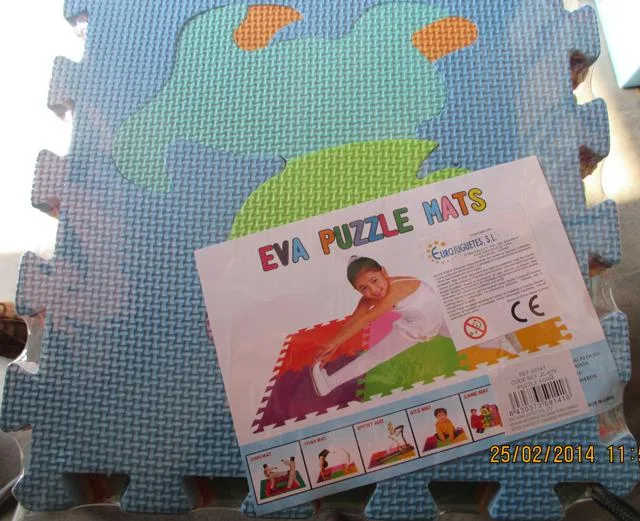 Tappetino puzzle in schiuma «Eva puzzle mat» (Eurojuguetes)