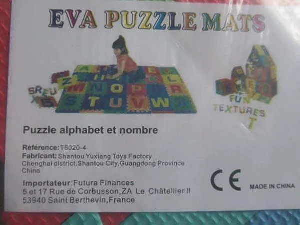 Tappetino per puzzle «EVA PUZZLE MATS» — foto 2 dell'alert A12/0628/17