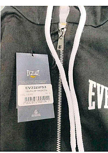 Felpa per bambini «EVERLAST» — foto 3 dell'alert A12/01577/23