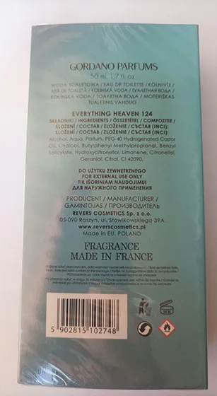 Eau de toilette «Everything Heaven 124» — foto 2 dell'alert A12/03016/23