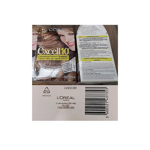 Tintura per capelli «Excell10 - colorazione permanente - biondo scuro glace 7.13» — foto 1 dell'alert A12/00553/24