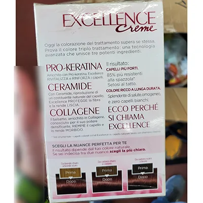 Tinture per capelli «Excellence creme 5.6 castano chiaro rosso» — foto 1 dell'alert A12/02241/24