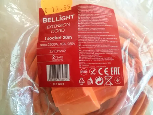 Cavo di estensione «Extension cord» (BELLIGHT)