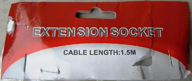 Cavo di estensione «Extension Socket» — foto 3 dell'alert A12/0110/14