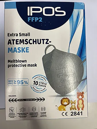 Maschera filtro antiparticolato «Extra Small Atemschutz-maske, Meltblown protective mask» — foto 2 dell'alert A12/00010/24