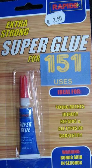 Colla «Extra Strong Super Glue» (Rapide)