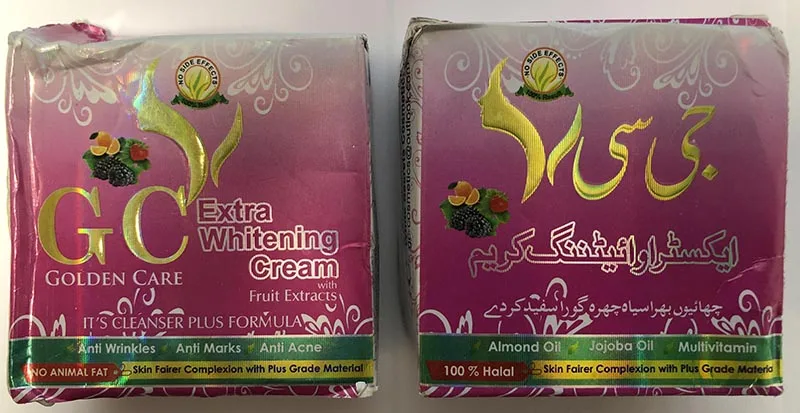 Prodotto schiarimento della pelle «Extra whitening cream with fruit extracts» — foto 1 dell'alert A12/00087/19