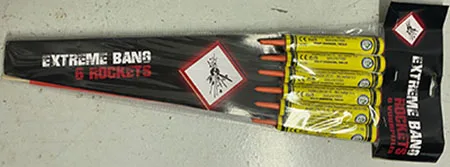 Fuochi d'artificio «Extreme Bang Rockets» (Wolff Vuurwerk)