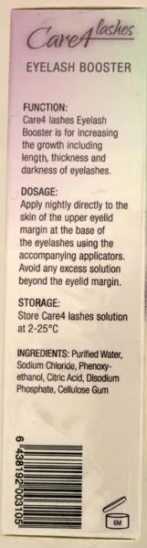 Siero di crescita delle ciglia «Eyelash booster» — foto 2 dell'alert A12/0900/19