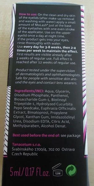 Siero di crescita delle ciglia «Eyelash serum» — foto 2 dell'alert A12/1286/19