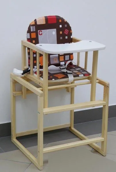 Seggiolone per bambini «Fa kombi etetőszék ('Wooden high chair')» (Unknown)