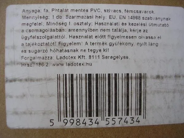 Seggiolone per bambini «Fa kombi etetőszék ('Wooden high chair')» — foto 3 dell'alert A12/1348/17
