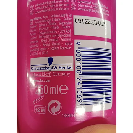 Gel doccia «Fa SPORT Double Power BODY & HAIR» — foto 3 dell'alert A12/01154/24