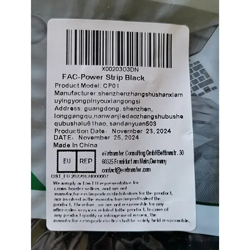 Piombo di estensione «FAC-Power Strip Black (SOCKET)» — foto 5 dell'alert SR/01936/25