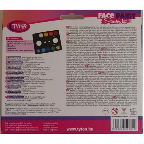 Set di vernice per il viso «Face paint starter kit» — foto 2 dell'alert OR/00136/25