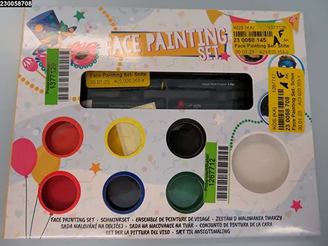 Set di vernici per il viso «Face Painting Set   - 13 pieces» — foto 2 dell'alert INFO/00095/23