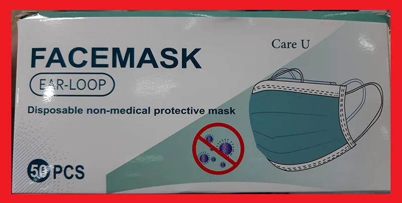 Maschera filtro particella «Facemask - disposable non-medical protective mask» — foto 3 dell'alert A12/01101/20