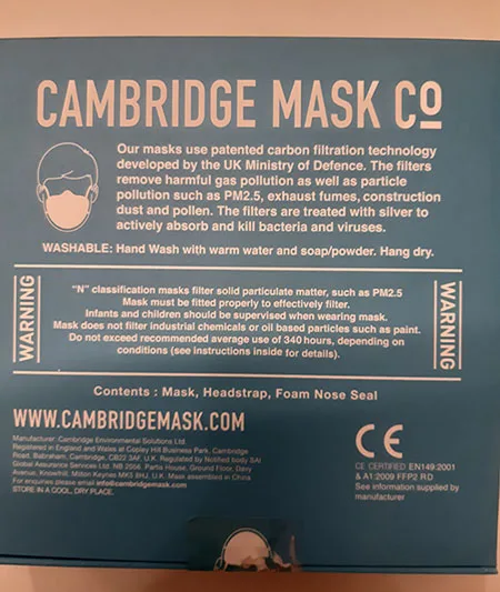 Maschera filtro antiparticolato «Facial PPE» — foto 1 dell'alert A12/00674/22