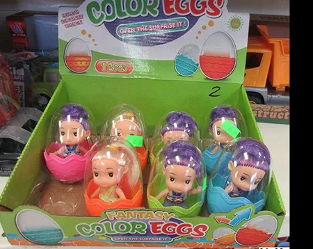 Bambola di plastica «FANTASY COLOR EGGS, TOYS SURPRISE»