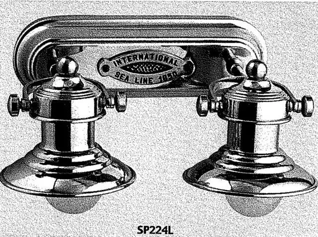 Faretti interni – linea marittima internazionale 1850 (CRISTALMER)