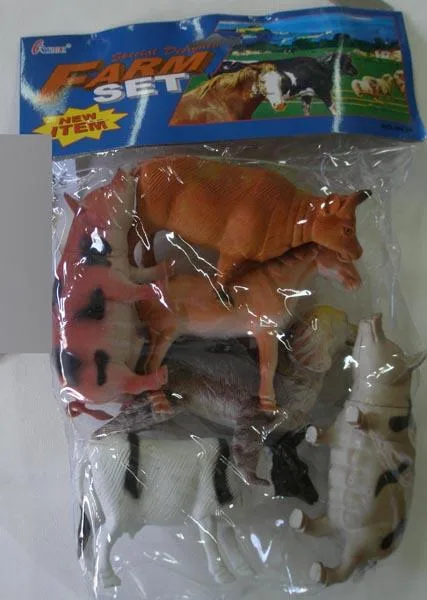 Figure di animali giocattolo «Farm set» — foto 2 dell'alert A12/1854/17