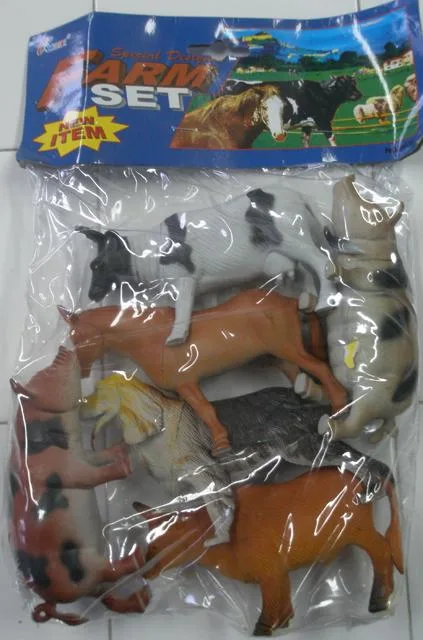 Set di animali giocattolo «Farm set» (Unknown)