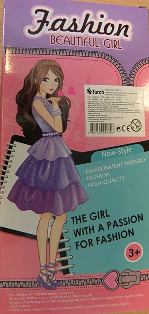 Bambola di plastica con accesiores «Fashion Beautiful Girl» (Manny, Torch)