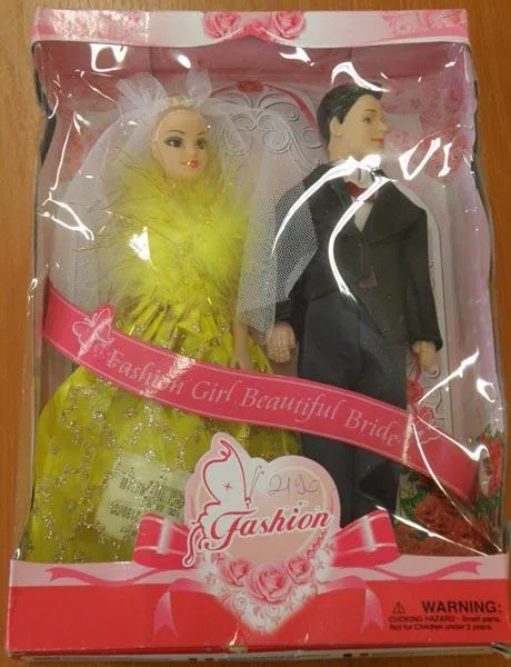 Set di bambole di plastica «Fashion Girl Beautiful Bride» (Abababy)