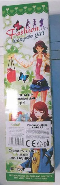 Bambola di plastica «Fashion girl Flashing enter» — foto 2 dell'alert A12/1007/14