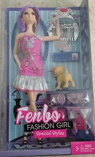 Bambola di plastica «Fashion girl - Special styles» (Fenbo)