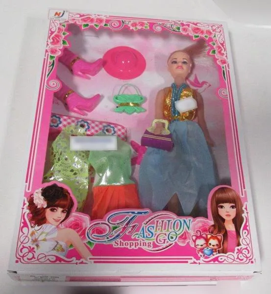 Set di bambole di plastica «FASHION GO Shopping» (Unknown)
