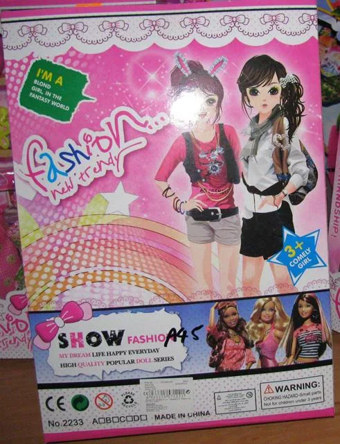 Bambola di plastica «Fashion New Trendy Pretty Girl Beauty Show» — foto 2 dell'alert A12/1146/14