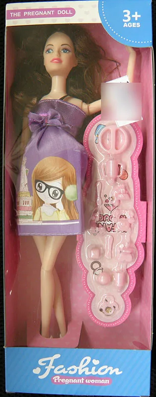 Bambola di plastica «Fashion Pregnant Woman / Barbie baba» (Abababy)