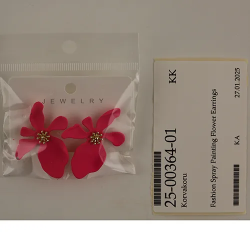 Orecchini «Fashion Spray Painting Flower Earrings»