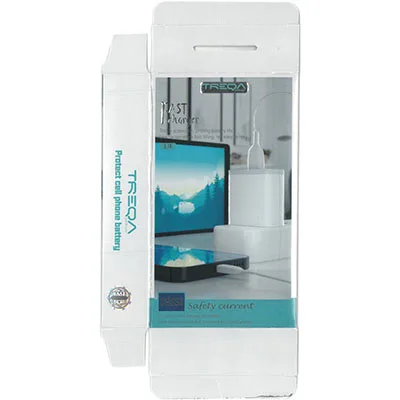 Caricabatterie USB «Fast charger (on the packaging), TRAVEL ADAPTER (on the product)» (TREQA)