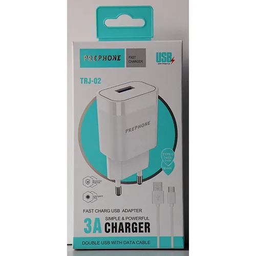 Caricabatterie USB «FAST CHARGER» (PREPHONE)