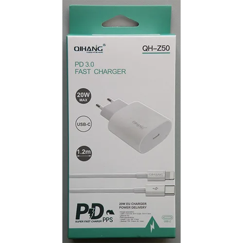 Set di caricabatterie USB «FAST CHARGER» (Qihang)