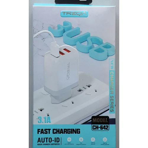 Caricabatterie USB «FAST CHARGER» (TREQA)