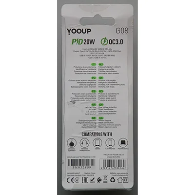 Caricabatterie USB «FAST CHARGER» (YOOUP)