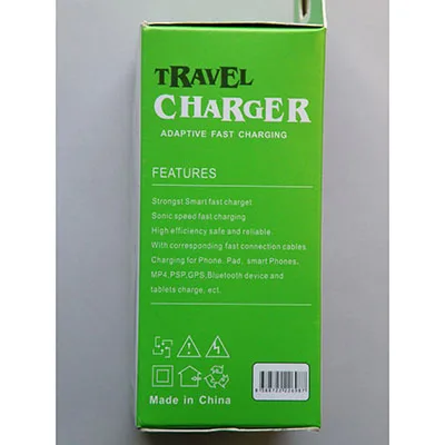 Caricabatterie USB «FAST CHARGING, FAST CHARGER, TRAVEL CHARGER, Adaptive Fast Charging» (ORIGINAL)