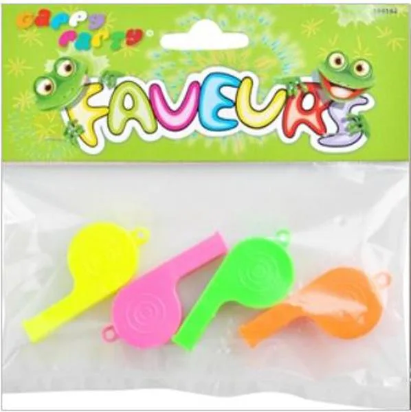 Fischietti di plastica «FAVEURS» (GAPPY PARTY)