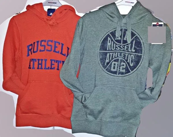 Felpa con cappuccio per bambini (Russell Athletic)