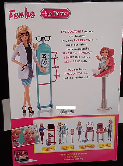 Set di bambole di plastica «Fenbo - Eye doctor»
