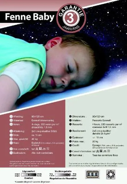 Materasso per bambini «Fenne Baby» — foto 2 dell'alert A12/1351/13
