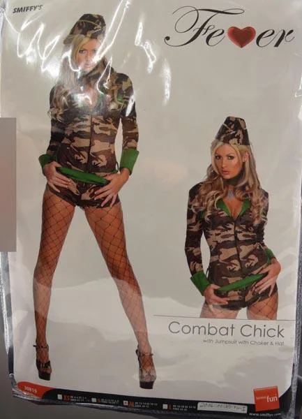 Costume di fantasia-vestito «FEVER - Combat Chick» (Smiffy's / Serious Fun)