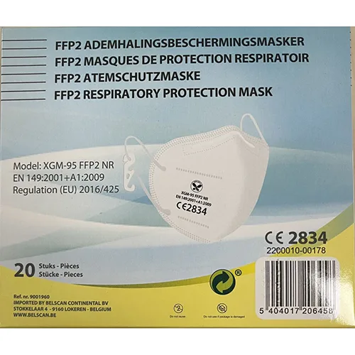 Maschera filtro antiparticolato «FFP2 Ademhalingsbeschermingsmasker» (XingGuang)
