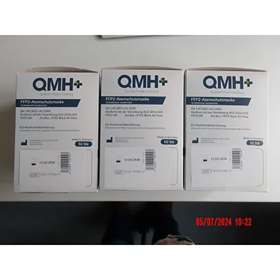 Maschera del filtro antiparticolato «FFP2-Atemschutzmaske, Filtrierende Halbmaske» — foto 3 dell'alert A12/02822/24