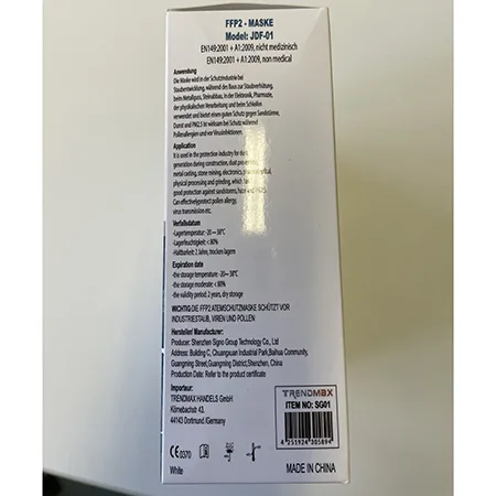 Maschera filtro antiparticolato «FFP2 - Atemschutzmaske» (SIGNO)