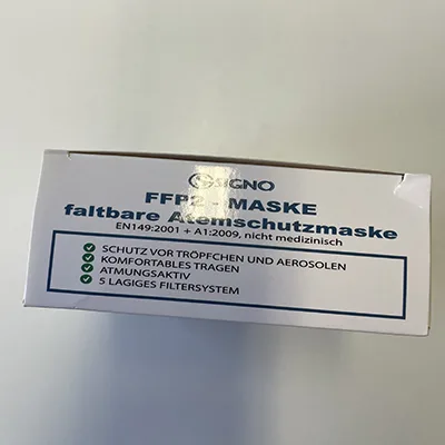 Maschera filtro antiparticolato «FFP2 - Atemschutzmaske» — foto 3 dell'alert SR/01172/26